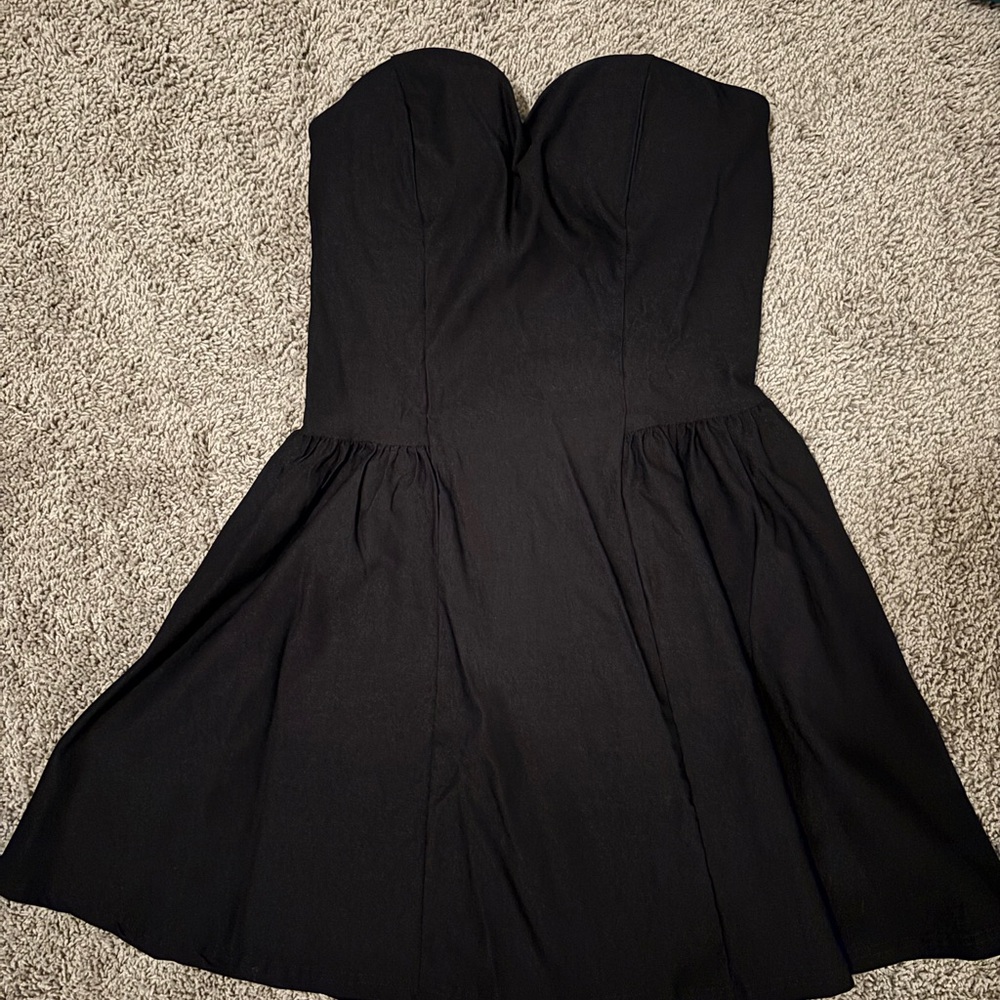 GAP Black Strapless Dress